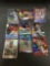9 Card Lot of REFRACTOR & PRIZM Sports Cards with Rookies Stars and More!