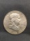 1963-D United States Franklin Silver Half Dollar - 90% Silver Coin from Estate