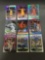 9 Card Lot of REFRACTOR & PRIZM Sports Cards with Rookies Stars and More!