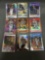 9 Card Lot of REFRACTOR & PRIZM Sports Cards with Rookies Stars and More!