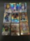 9 Card Lot of REFRACTOR & PRIZM Sports Cards with Rookies Stars and More!