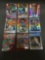 9 Card Lot of REFRACTOR & PRIZM Sports Cards with Rookies Stars and More!