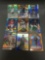 9 Card Lot of REFRACTOR & PRIZM Sports Cards with Rookies Stars and More!