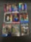 9 Card Lot of REFRACTOR & PRIZM Sports Cards with Rookies Stars and More!