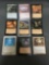 9 Card Lot of Magic the Gathering Gold Symbol RARES from Collection