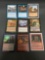 9 Card Lot of Magic the Gathering Gold Symbol RARES from Collection