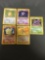Lot of 5 Vintage Pokemon Holo Holofoil Rare Trading Cards