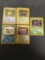 Lot of 5 Vintage Pokemon Holo Holofoil Rare Trading Cards