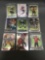 9 Card Lot of FOOTBALL ROOKIE CARDS with Stars and Newer Sets - HIGH BOOK VALUE!