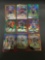 9 Card Lot of REFRACTOR & PRIZM Sports Cards with Rookies Stars and More!