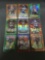 9 Card Lot of REFRACTOR & PRIZM Sports Cards with Rookies Stars and More!