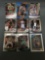 9 Card Lot of BASKETBALL ROOKIE CARDS with Stars and Newer Sets - HIGH BOOK VALUE!