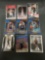 9 Card Lot of BASKETBALL ROOKIE CARDS with Stars and Newer Sets - HIGH BOOK VALUE!