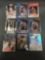 9 Card Lot of BASKETBALL ROOKIE CARDS with Stars and Newer Sets - HIGH BOOK VALUE!