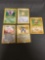 5 Card Lot of Vintage Holofoil Rare Pokemon Cards from Huge Collection