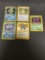 5 Card Lot of Vintage Holofoil Rare Pokemon Cards from Huge Collection
