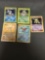 5 Card Lot of Vintage Holofoil Rare Pokemon Cards from Huge Collection