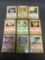 9 Card Lot of Vintage Base Set SHADOWLESS Pokemon Cards from Massive Collection