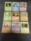 9 Card Lot of Vintage Base Set SHADOWLESS Pokemon Cards from Massive Collection