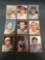 9 Card Lot of Vintage 1962 Topps Baseball Cards from Estate Collection
