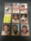 9 Card Lot of Vintage 1962 Topps Baseball Cards from Estate Collection