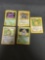 5 Card Lot of Vintage Holofoil Rare Pokemon Cards from Huge Collection