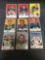 9 Card Lot of Vintage 1960's Topps Football Cards from Nice Estate Find