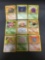 9 Card Lot of Vintage 1st Edition Pokemon Trading Cards from Nice Collection