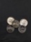5 Count Lot of 1 Gram .925 Sterling Silver United States Presidents Franklin Mint Silver Coins