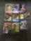 9 Card Lot of REFRACTOR & PRIZM Sports Cards with Rookies Stars and More!