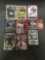 9 Card Lot of SERIAL NUMBERED Sports Cards from Huge Collection - Stars, Rookies & More!