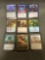 9 Card Lot of Magic the Gathering Gold Symbol RARES & MYTHIC RARES from Collection