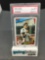 PSA Graded 1984 Topps #63 JOHN ELWAY Broncos ROOKIE Football Card - NM-MT 8