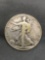 1938 United States Walking Liberty Silver Half Dollar - 90% Silver Coin from Estate
