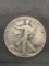 1942 United States Walking Liberty Silver Half Dollar - 90% Silver Coin from Estate