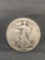 1918-S United States Walking Liberty Silver Half Dollar - 90% Silver Coin from Estate