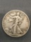 1936 United States Walking Liberty Silver Half Dollar - 90% Silver Coin from Estate