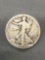 1918-D United States Walking Liberty Silver Half Dollar - 90% Silver Coin from Estate
