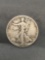 1927-S United States Walking Liberty Silver Half Dollar - 90% Silver Coin from Estate