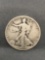 1920-D United States Walking Liberty Silver Half Dollar - 90% Silver Coin from Estate