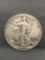 1942 United States Walking Liberty Silver Half Dollar - 90% Silver Coin from Estate