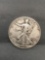 1947 United States Walking Liberty Silver Half Dollar - 90% Silver Coin from Estate