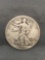 1927-S United States Walking Liberty Silver Half Dollar - 90% Silver Coin from Estate