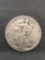 1927-S United States Walking Liberty Silver Half Dollar - 90% Silver Coin from Estate