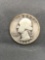 1934 United States Washington Silver Quarter - 90% Silver Coin from Estate