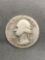 1937 United States Washington Silver Quarter - 90% Silver Coin from Estate