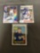 3 Card Lot of GAVIN LUX Los Angeles Dodgers ROOKIE Baseball Cards