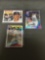 3 Card Lot of GAVIN LUX Los Angeles Dodgers ROOKIE Baseball Cards
