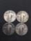 4 Count Lot of United States Standing Liberty Silver Quarters - 90% Silver Coin from Estate
