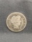 1913 United States Barber Silver Dime - 90% Silver Coin from Estate